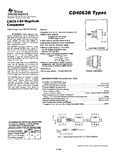 DataSheet CD4063B pdf